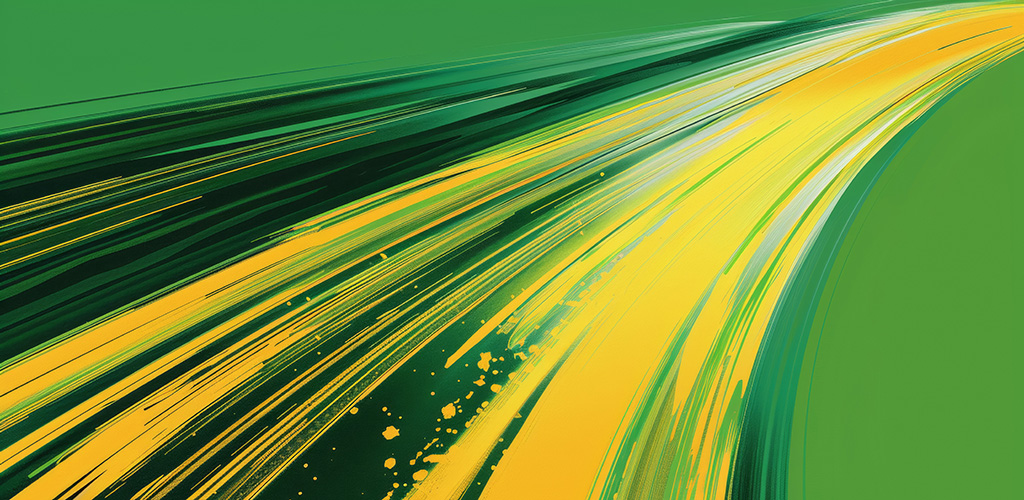 green and yellow tech background