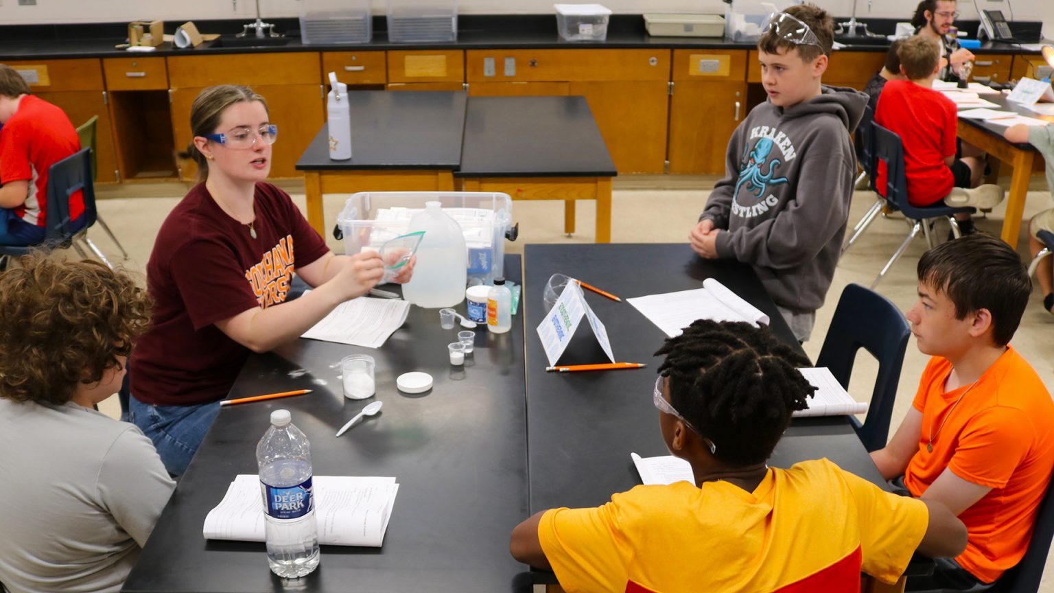 Students participate in an ETC STEM Class.