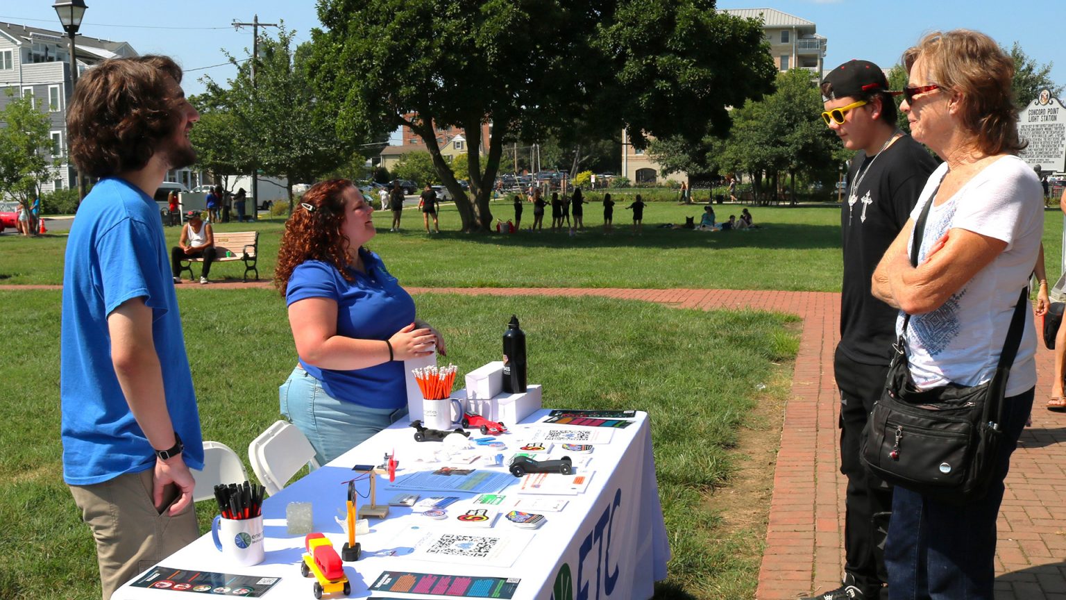 ETC STEM Educators participate in a Refuel for School event in Havre de Grace, Md.