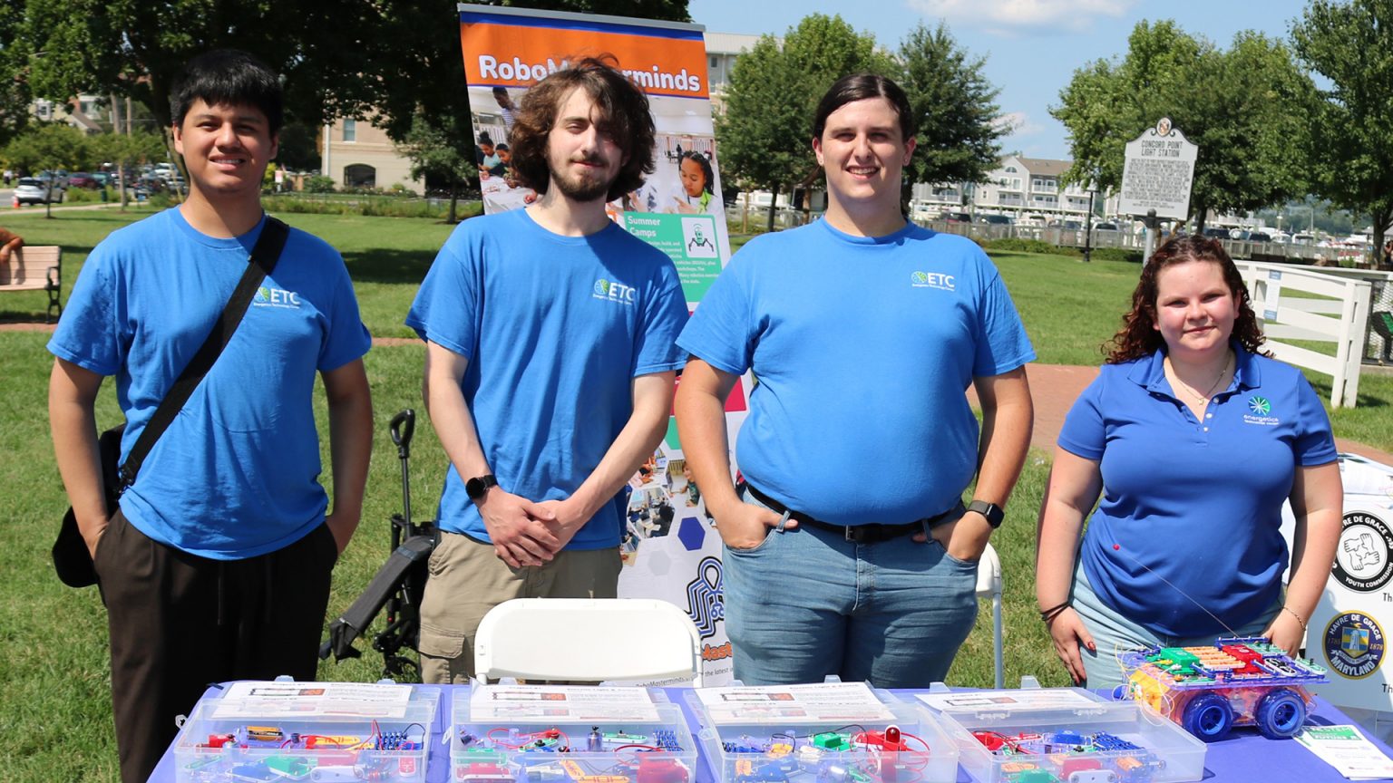 ETC STEM Educators participate in a Refuel for School event in Havre de Grace, Md.